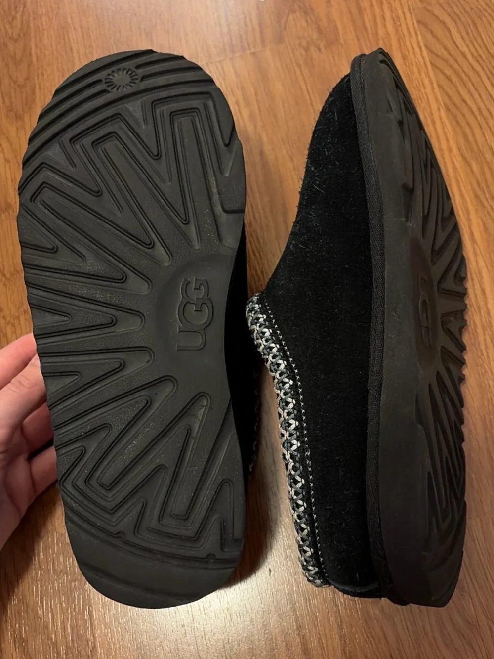 UGG Black Tasman Slippers